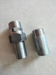 直角式电磁阀带连接管套管 电磁阀配件